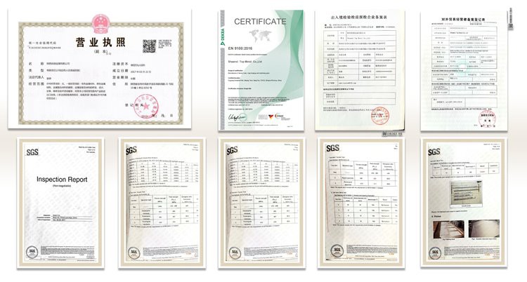 Certificate from Shaanxi Top Metal Co.,Ltd
